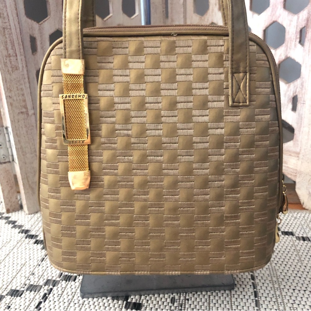 Vintage Gold Tango USA bag Sanremo Italy